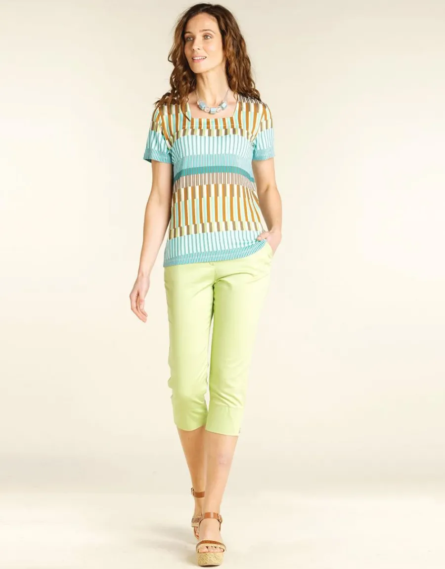 Christine Laure Pantacourts*Corsaire stretch pomme