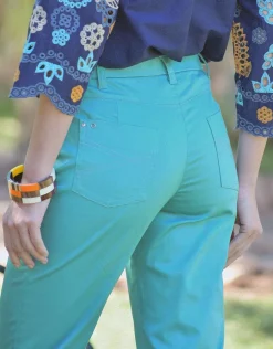 Christine Laure Pantacourts*Corsaire stretch vert