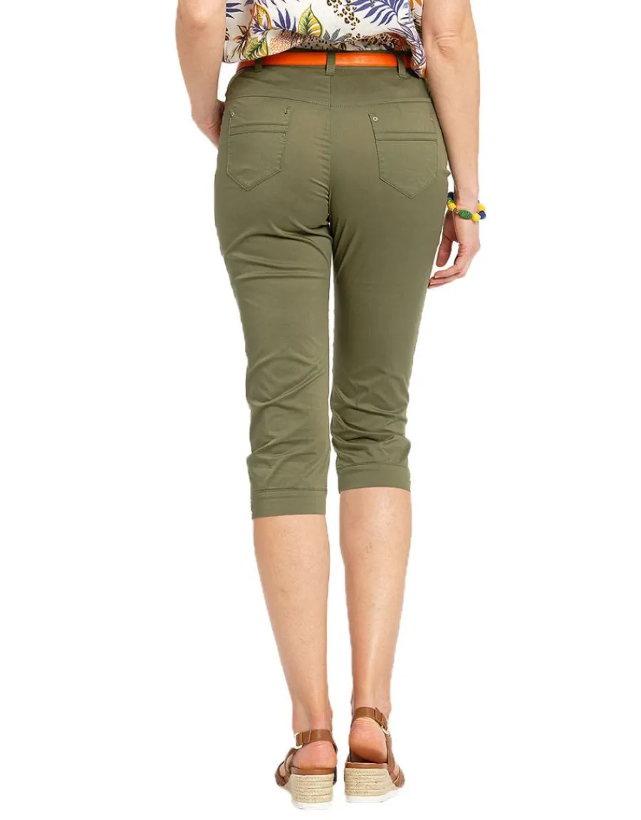 Christine Laure Pantacourts*Corsaire ultra léger kaki