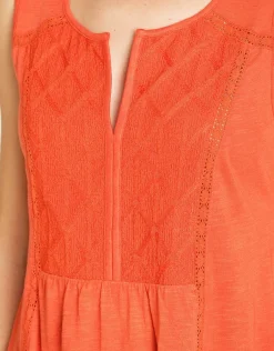 Christine Laure T-shirts|Hauts*Débardeur coton flammé