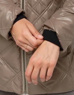 Christine Laure Doudounes|Parkas*Doudoune beige capuche