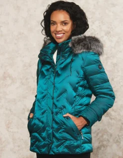 Christine Laure Doudounes|Parkas*Doudoune irisée à capuche