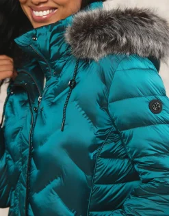 Christine Laure Doudounes|Parkas*Doudoune irisée à capuche