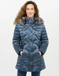 Christine Laure Doudounes|Parkas*Doudoune longue bleu