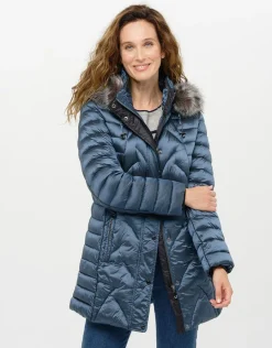Christine Laure Doudounes|Parkas*Doudoune longue bleu