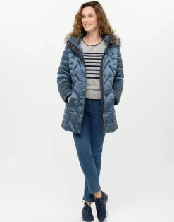 Christine Laure Doudounes|Parkas*Doudoune longue bleu
