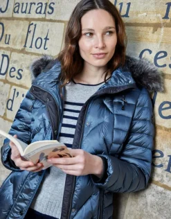 Christine Laure Doudounes|Parkas*Doudoune longue bleu