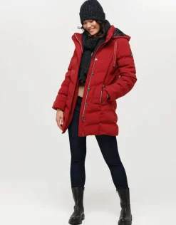 Christine Laure Doudounes|Parkas*Doudoune longue rouge