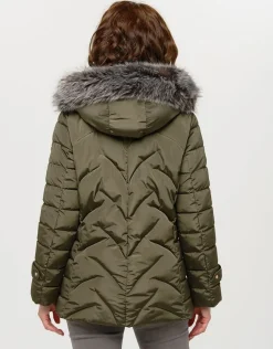 Christine Laure Doudounes|Parkas*Doudoune vert kaki