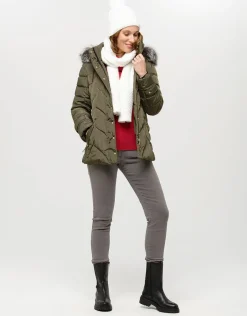 Christine Laure Doudounes|Parkas*Doudoune vert kaki