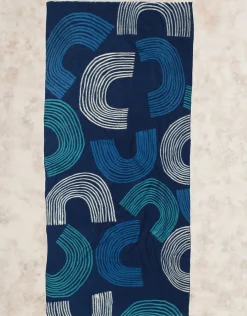 Christine Laure Accessoires*Echarpe douce bleu blanc