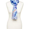 Christine Laure Foulards|Accessoires*Foulard bleu coraux