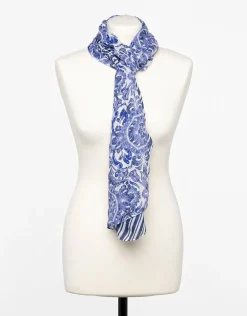 Christine Laure Foulards|Accessoires*Foulard bleu et blanc
