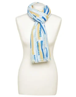 Christine Laure Foulards|Accessoires*Foulard bleu jaune