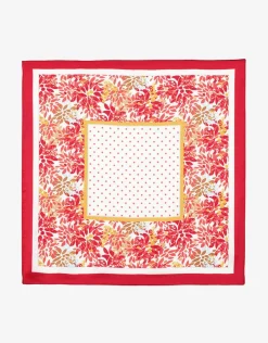 Christine Laure Foulards|Accessoires*Foulard carré chic rouge
