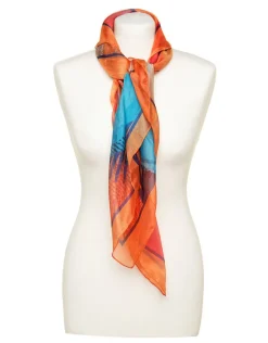 Christine Laure Foulards|Accessoires*Foulard carré rouge