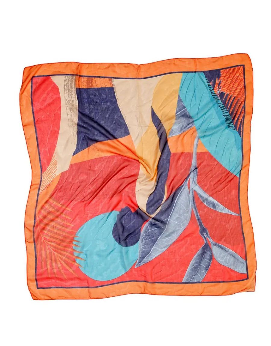 Christine Laure Foulards|Accessoires*Foulard carré rouge