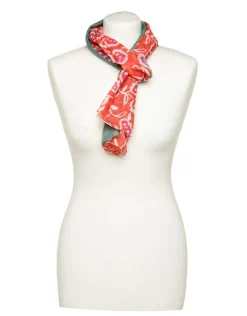 Christine Laure Foulards|Accessoires*Foulard corail fleuri