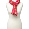 Christine Laure Foulards|Accessoires*Foulard imprimé fuchsia