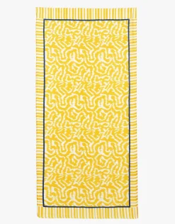 Christine Laure Foulards|Accessoires*Foulard imprimé jaune