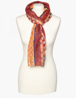 Christine Laure Foulards|Accessoires*Foulard imprimé rayures