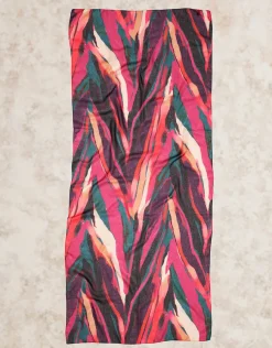 Christine Laure Foulards|Accessoires*Foulard imprimé rose noir