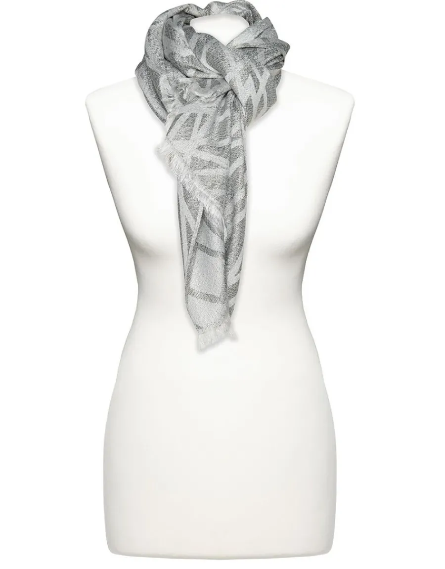 Christine Laure Foulards|Accessoires*Foulard irisé argent
