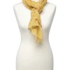 Christine Laure Foulards|Accessoires*Foulard jaune imprimé