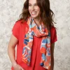 Christine Laure Foulards|Accessoires*Foulard motif orange