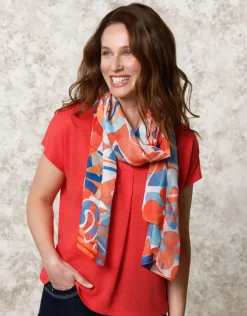 Christine Laure Foulards|Accessoires*Foulard motif orange
