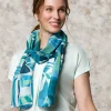 Christine Laure Foulards|Accessoires*Foulard motif vert