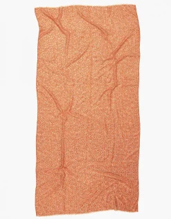 Christine Laure Foulards|Accessoires*Foulard orange imprimé