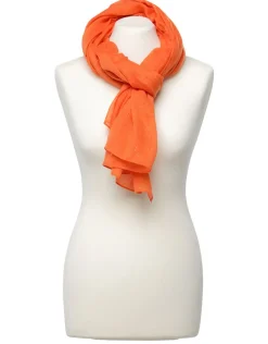Christine Laure Foulards|Accessoires*Foulard orange paillettes