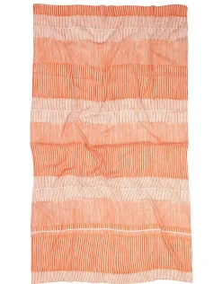 Christine Laure Foulards|Accessoires*Foulard rayé orange