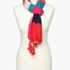 Christine Laure Foulards|Accessoires*Foulard rose et bleu