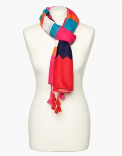Christine Laure Foulards|Accessoires*Foulard rose et bleu
