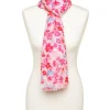 Christine Laure Foulards|Accessoires*Foulard rose floral