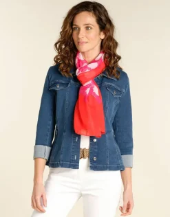 Christine Laure Foulards|Accessoires*Foulard rose fuchsia