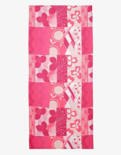 Christine Laure Foulards|Accessoires*Foulard rose imprimé