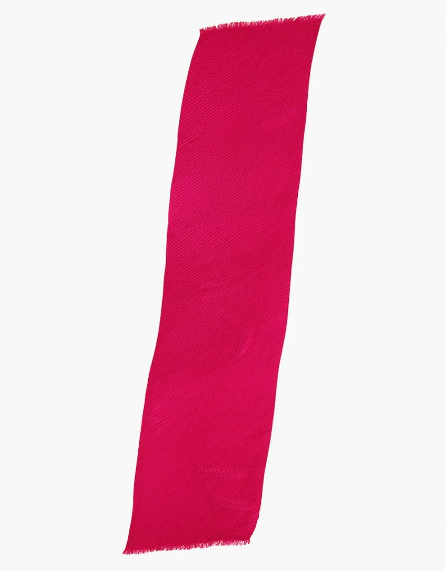 Christine Laure Foulards|Accessoires*Foulard rose plissé