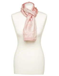 Christine Laure Accessoires|Foulards*Foulard rose satiné