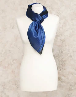 Christine Laure Foulards|Accessoires*Foulard satin bleu