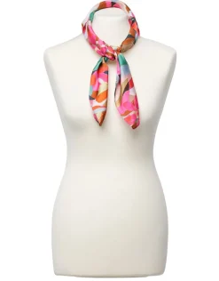 Christine Laure Foulards|Accessoires*Foulard satiné fleuri