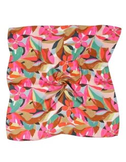 Christine Laure Foulards|Accessoires*Foulard satiné fleuri