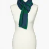 Christine Laure Accessoires|Foulards*Foulard vert imprimé