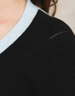 Christine Laure Gilets|Maille*Gilet laine et cachemire