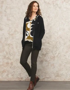 Christine Laure Gilets|Maille*Gilet long noir