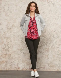 Christine Laure Gilets|Maille*Gilet veste écrue