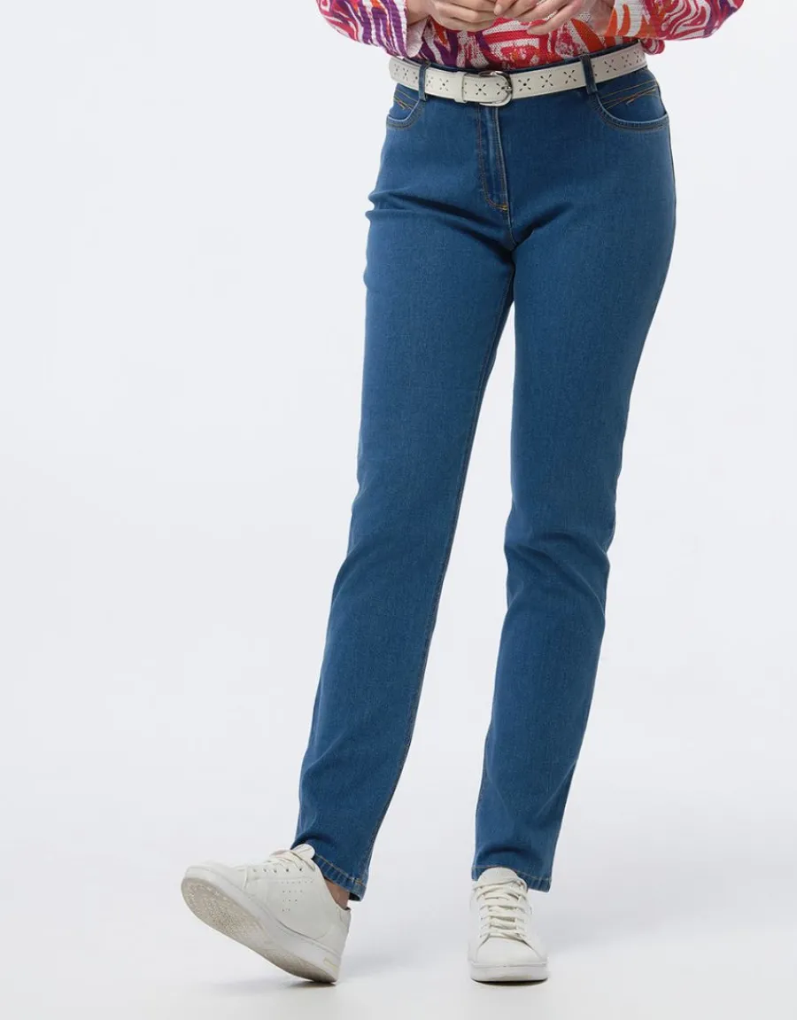 Christine Laure Jeans|Ajustés*Jean ajusté bleu clair