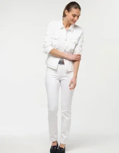Christine Laure Jeans|Ajustés*Jean blanc stretch